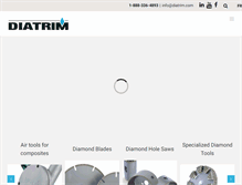 Tablet Screenshot of diatrim.com